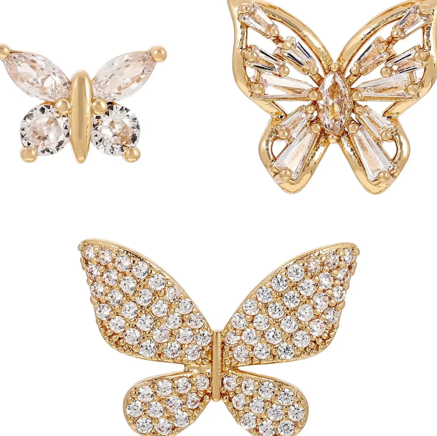 Bijou Brigitte Broschen>Broschen-Set - en Trio gold