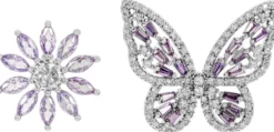 Bijou Brigitte Broschen>Broschen-Set - Lilac Garden lila, silber