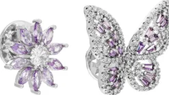 Bijou Brigitte Broschen>Broschen-Set - Lilac Garden lila, silber