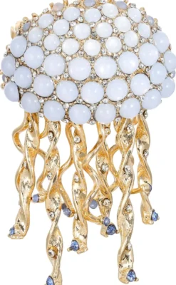 Bijou Brigitte Broschen>Brosche - Ocean Drift gold, blau
