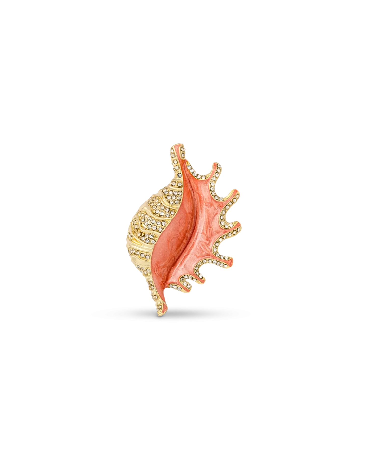 Bijou Brigitte Broschen>Brosche - Orange Shell gold, orange