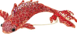 Bijou Brigitte Broschen|Maritimer Schmuck>Brosche - Red Sea rot