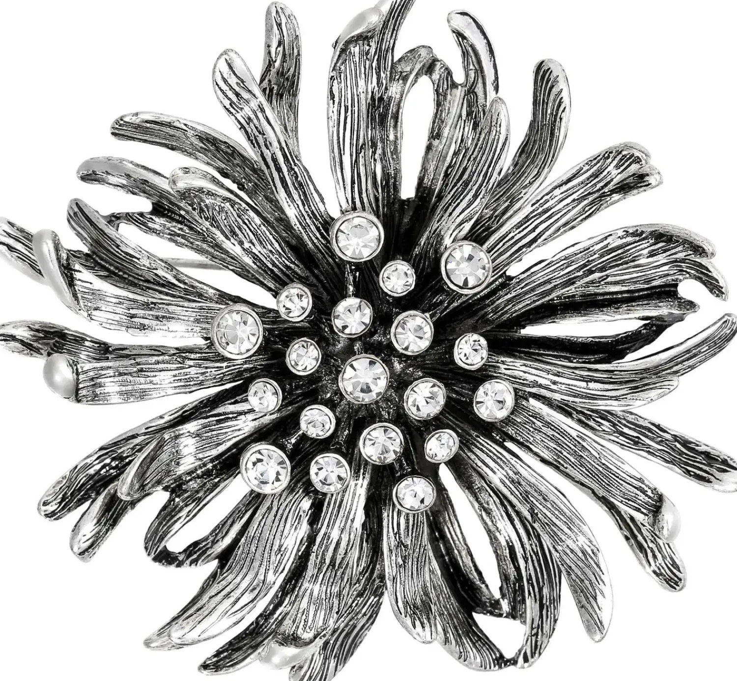 Bijou Brigitte Broschen>Brosche - Silver Edelweiß silber