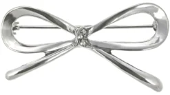 Bijou Brigitte Broschen>Brosche - Silver Ribbon silber