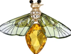 Bijou Brigitte Broschen>Brosche - Sparkling Bee grün, mehrfarbig