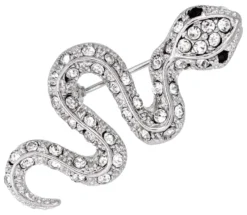 Bijou Brigitte Broschen>Brosche - Sparkling Venom silber