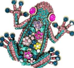 Bijou Brigitte Broschen>Brosche - Tropical Glitter grün, mehrfarbig