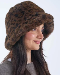 Bijou Brigitte Hüte>Bucket Hat - Soft Leo braun