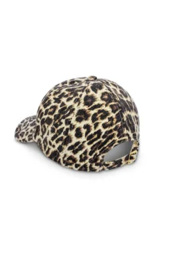 Bijou Brigitte Leo-Schmuck>Cap - Basic Leo beige, braun
