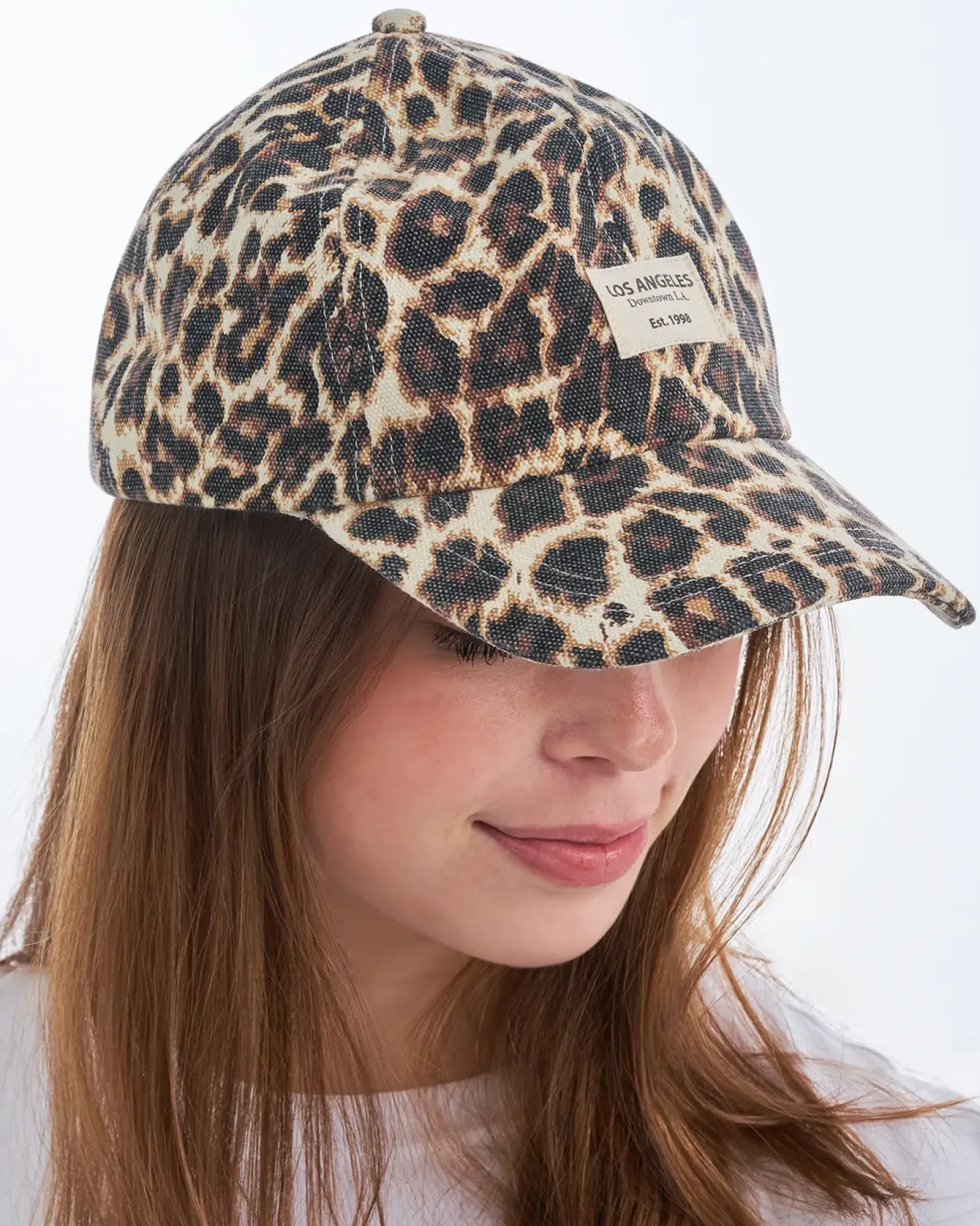 Bijou Brigitte Leo-Schmuck>Cap - Basic Leo beige, braun