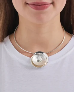 Bijou Brigitte Choker|Maritimer Schmuck>Choker - Silver Flower silber