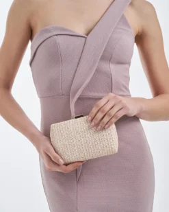 Bijou Brigitte Abendtaschen|Clutches>Clutch-Box - Beach Style beige