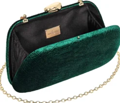 Bijou Brigitte Abendtaschen|Handtaschen>Clutch Box - Emerald Velvet grün