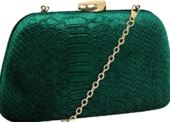 Bijou Brigitte Abendtaschen|Handtaschen>Clutch Box - Emerald Velvet grün