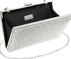 Bijou Brigitte Taschen Silber|Abendtaschen>Clutch-Box - Glittery Glamour silber