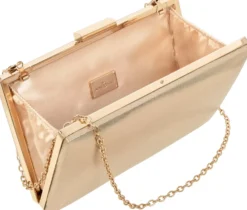 Bijou Brigitte Abendtaschen|Clutches>Clutch-Box - en Shimmer gold