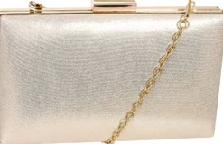 Bijou Brigitte Abendtaschen|Clutches>Clutch-Box - en Shimmer gold