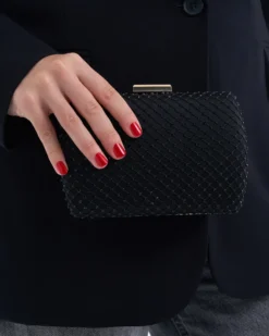 Bijou Brigitte Abendtaschen|Clutches>Clutch-Box - Midnight Shine schwarz