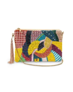 Bijou Brigitte Handtaschen|Clutches>Clutch - Colorful Beads mehrfarbig