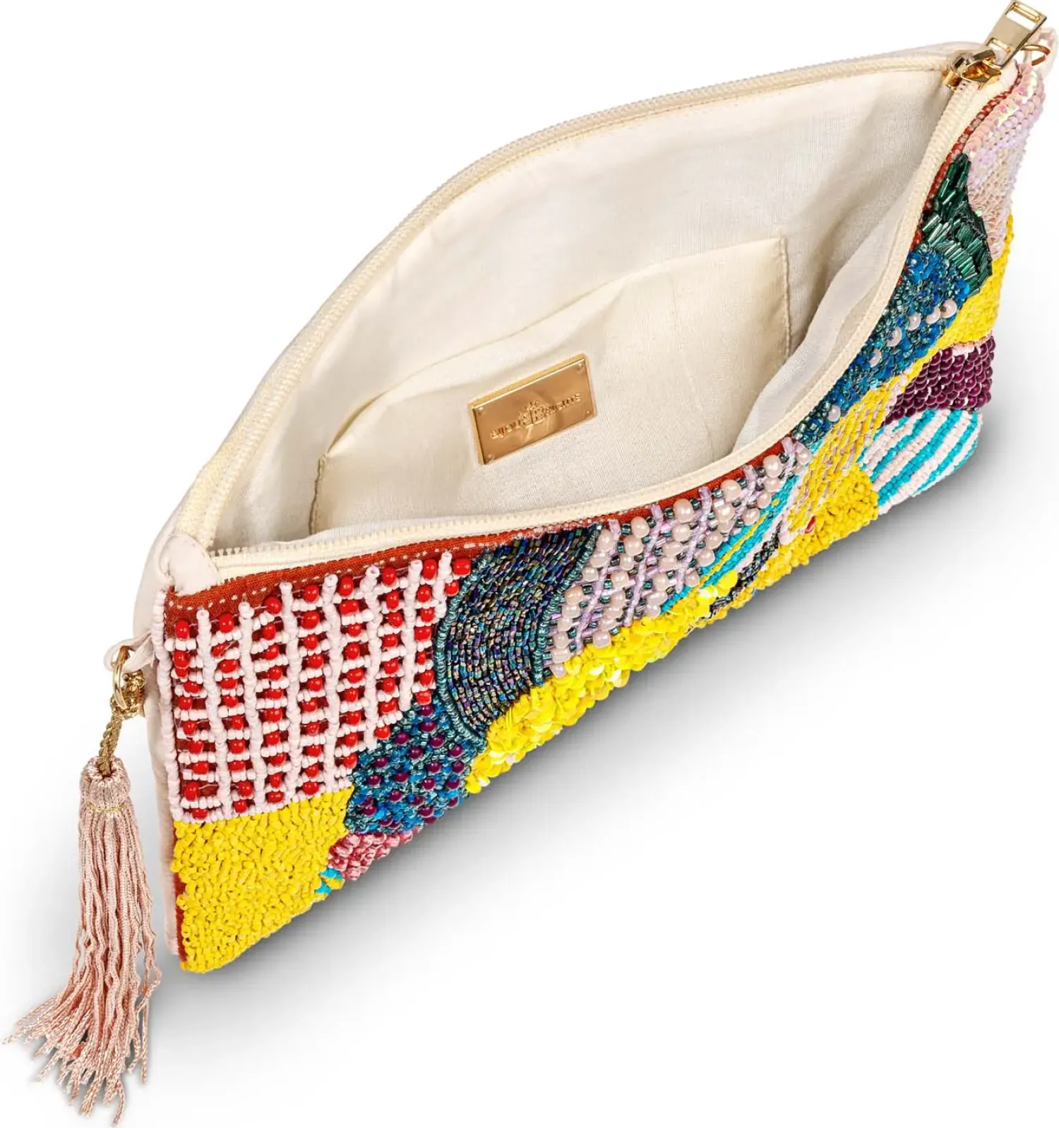 Bijou Brigitte Handtaschen|Clutches>Clutch - Colorful Beads mehrfarbig
