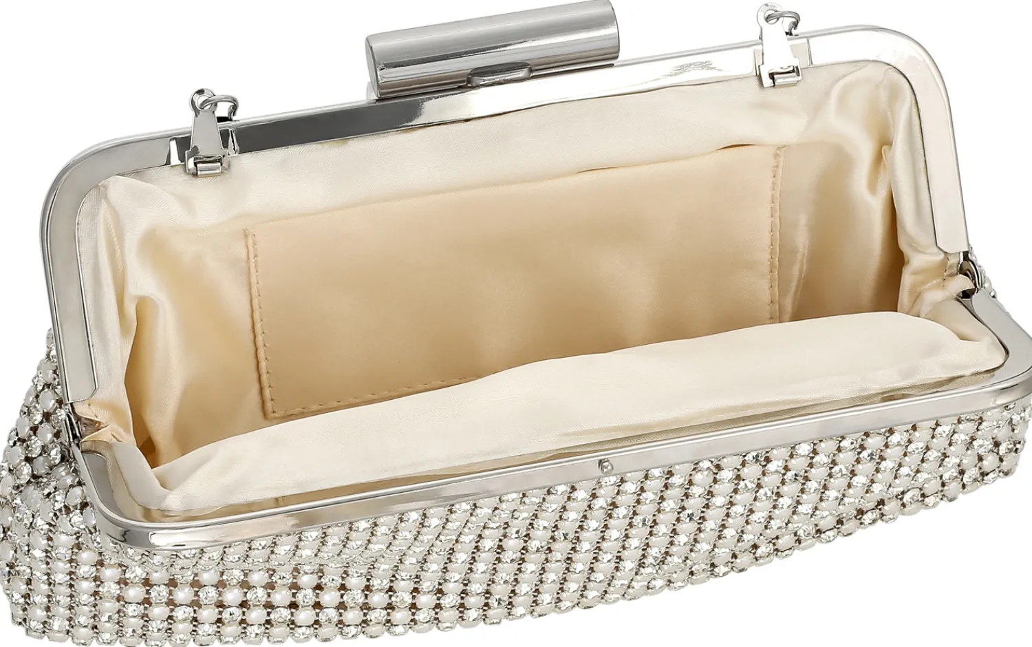 Bijou Brigitte Clutches|Brautschmuck>Clutch - Diamond Shine silber