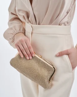 Bijou Brigitte Clutches|Abendtaschen>Clutch - Glittery Glamour gold
