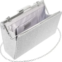 Bijou Brigitte Taschen Silber|Abendtaschen>Clutch - Shimmering Silver silber