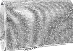 Bijou Brigitte Taschen Silber|Abendtaschen>Clutch - Silver Fireworks silber