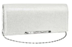 Bijou Brigitte Clutches|Hochzeitsgäste>Clutch - Silver Sparkle silber