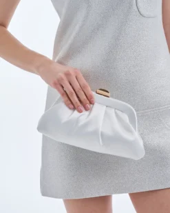 Bijou Brigitte Abendtaschen|Clutches>Clutch - White Glam weiß