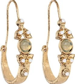 Bijou Brigitte Creolen|Ohrringe Gold>Creolen - Antique Eye gold