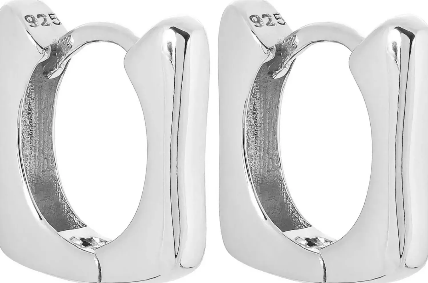 Bijou Brigitte Creolen|Ohrringe 925Er Silber>Creolen - Basic Square silber
