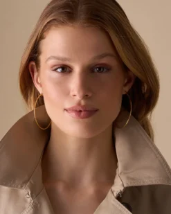 Bijou Brigitte Edelstahlschmuck In Gold|Creolen>Creolen - Big Essential gold