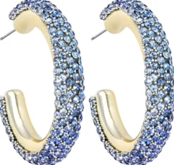 Bijou Brigitte Creolen>Creolen - Blue Sparkle blau