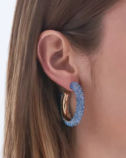 Bijou Brigitte Creolen>Creolen - Blue Sparkle blau