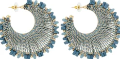 Bijou Brigitte Creolen>Creolen - Boho Tide blau