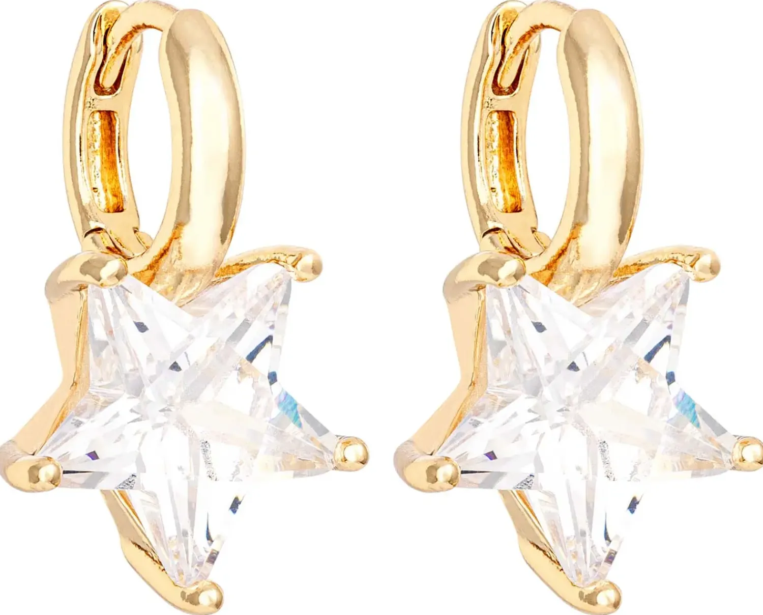 Bijou Brigitte Creolen|Ohrringe Gold>Creolen - Bright Star gold