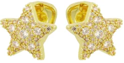 Bijou Brigitte Creolen|Ohrringe Gold>Creolen - Bright Stars gold