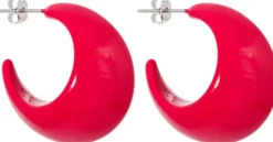 Bijou Brigitte Creolen|Chunky Hoops>Creolen - Bulky Red rot