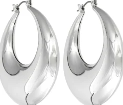 Bijou Brigitte Creolen>Creolen - Bulky Silver silber