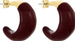 Bijou Brigitte Creolen>Creolen - Dip burgundy