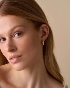 Bijou Brigitte Edelstahlschmuck In Gold|Ohrringe Gold>Creolen - Chunky Allrounder gold