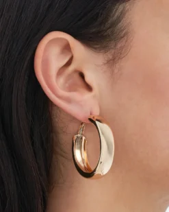 Bijou Brigitte Creolen|Chunky Hoops>Creolen - Chunky Basic gold