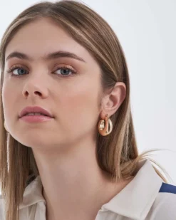 Bijou Brigitte Creolen|Chunky Hoops>Creolen - Chunky Essentials gold