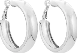 Bijou Brigitte Creolen|Chunky Hoops>Creolen - Chunky Silver silber