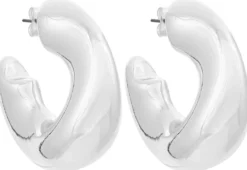 Bijou Brigitte Creolen>Creolen - Chunky Smooth silber