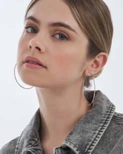 Bijou Brigitte Creolen|Ohrringe 925Er Silber>Creolen - Clarity silber