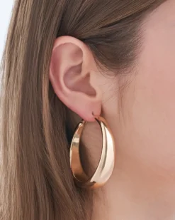 Bijou Brigitte Creolen|Chunky Hoops>Creolen - Classic gold