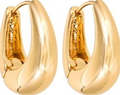 Bijou Brigitte Creolen|Chunky Hoops>Creolen - Classic Ovals gold