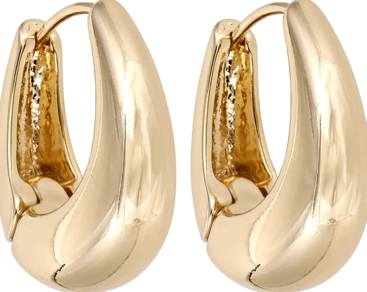 Bijou Brigitte Creolen|Chunky Hoops>Creolen - Classy Ovals gold